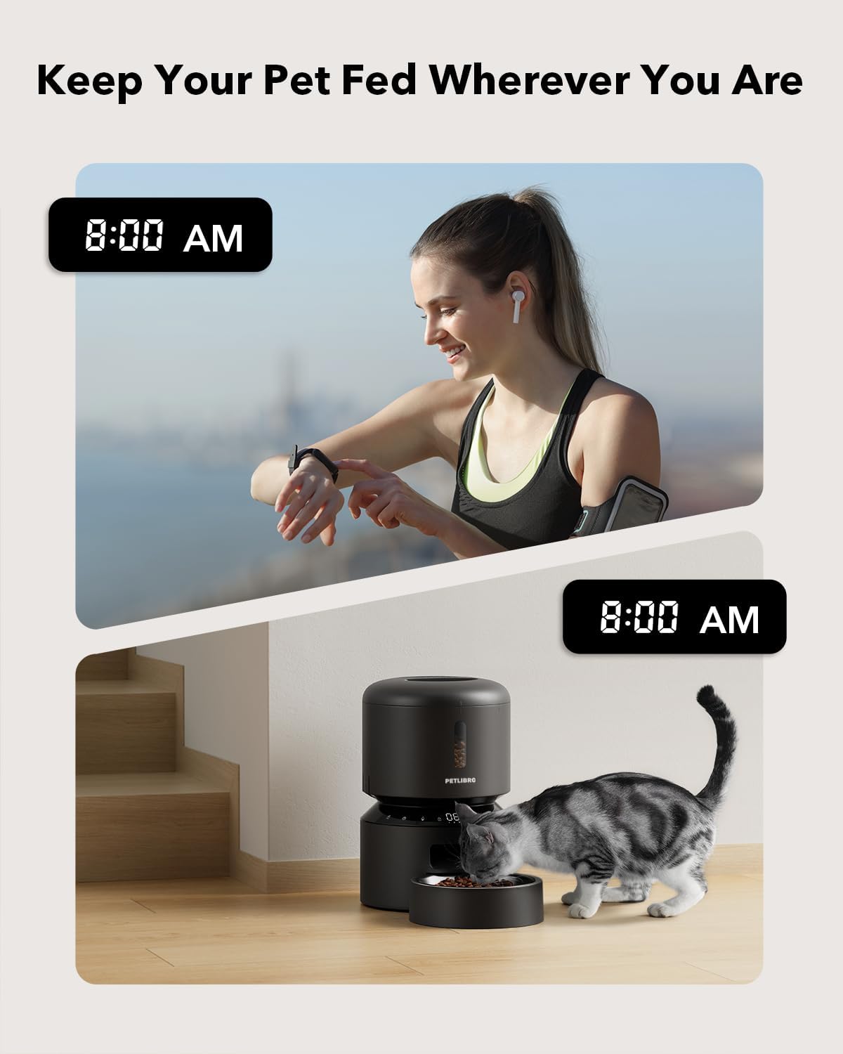 Evina™ Smart Automatic Pet Feeder
