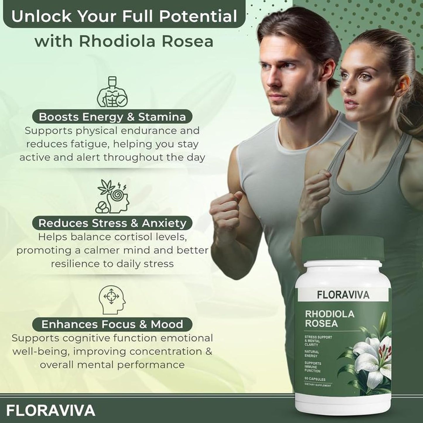 Evina™ Rhodiola Rosea Capsules
